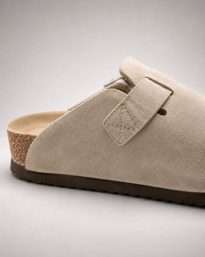 Clog Studios Zuecos de Ante con Plantilla Suave Premium