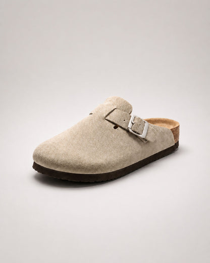 Clog Studios Zuecos de Ante con Plantilla Suave Premium