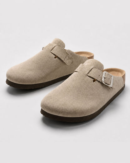 Clog Studios Zuecos de Ante con Plantilla Suave Premium