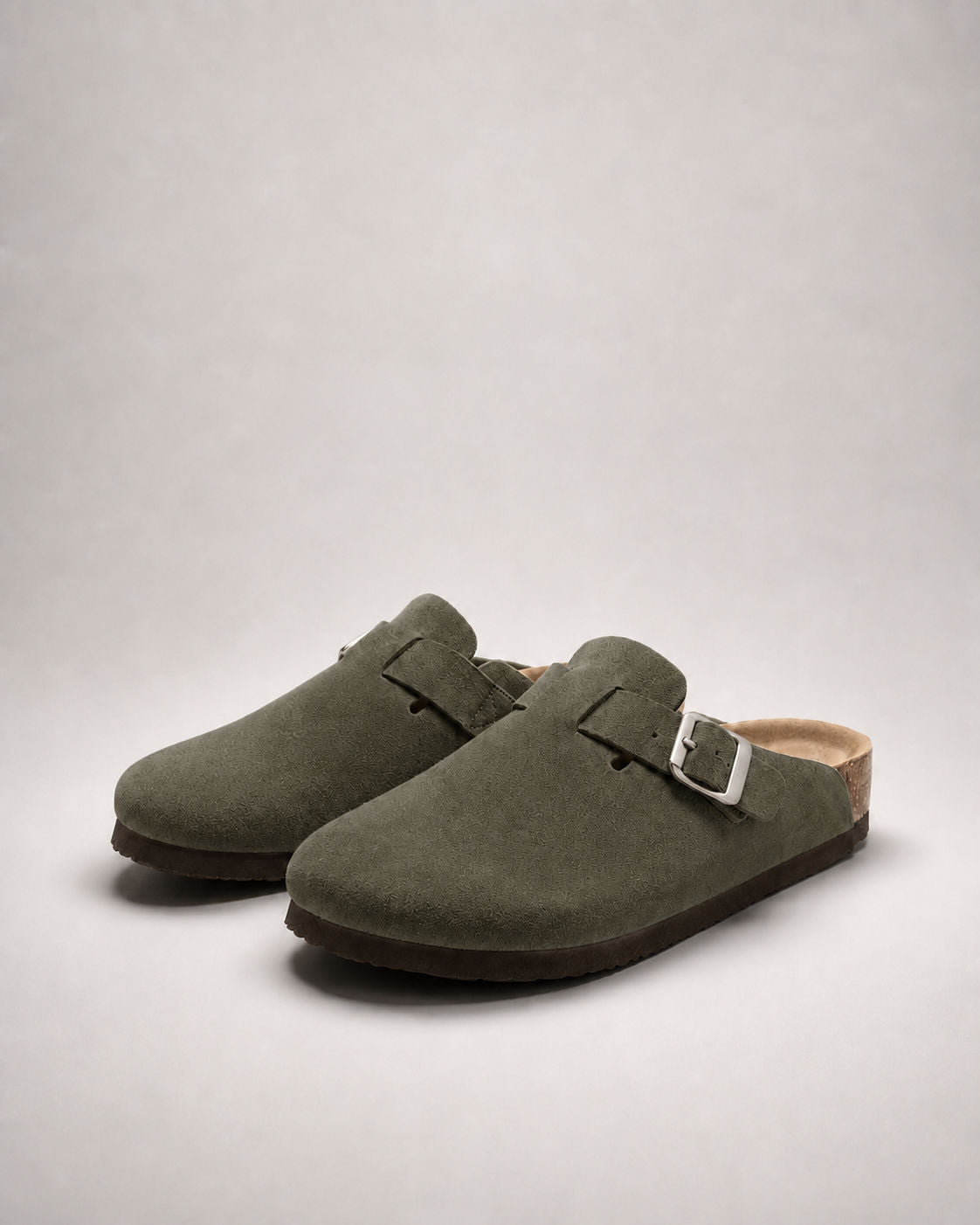 Clog Studios Zuecos de Ante con Plantilla Suave Premium