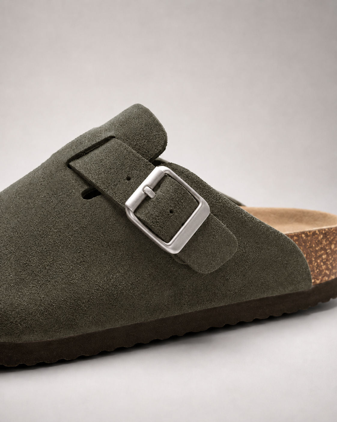 Clog Studios Zuecos de Ante con Plantilla Suave Premium