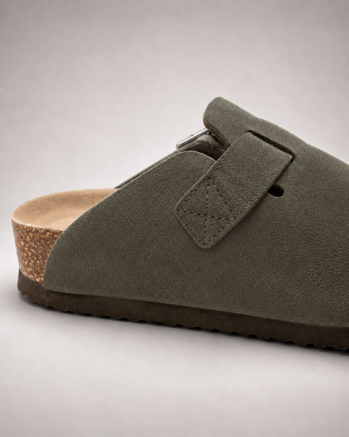Clog Studios Zuecos de Ante con Plantilla Suave Premium