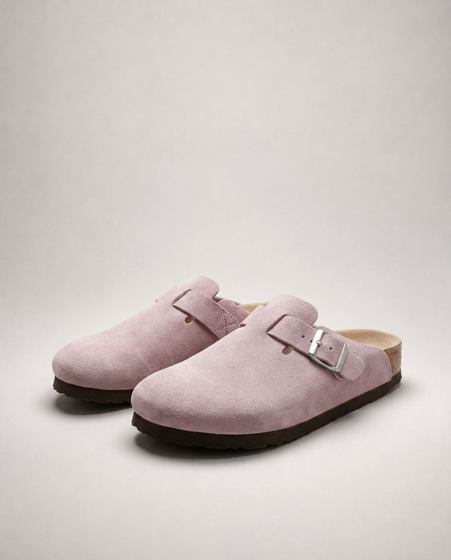 Clog Studios Zuecos de Ante con Plantilla Suave Premium
