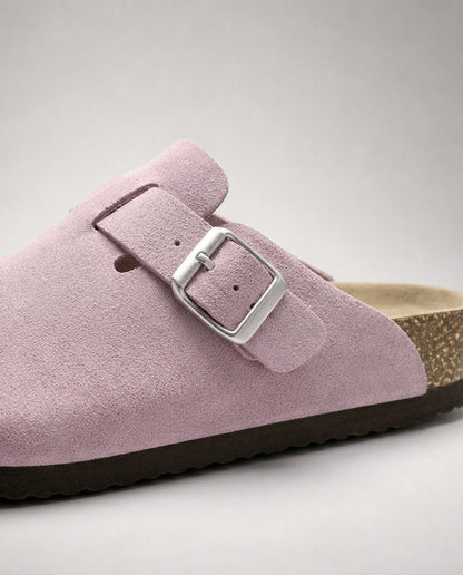 Clog Studios Zuecos de Ante con Plantilla Suave Premium
