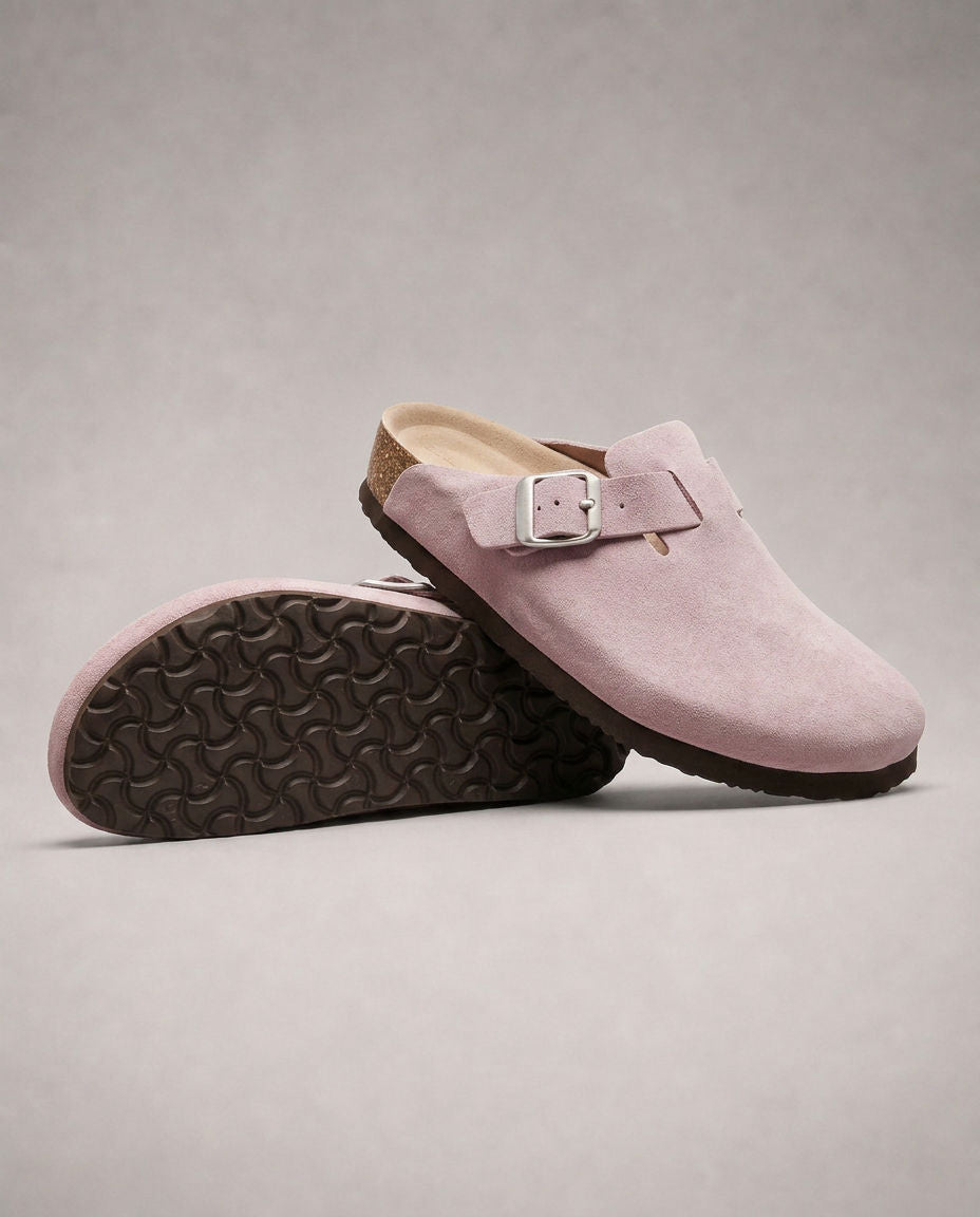 Clog Studios Zuecos de Ante con Plantilla Suave Premium