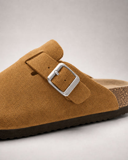 Clog Studios Zuecos de Ante con Plantilla Suave Premium