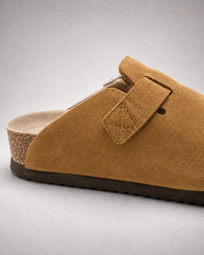 Clog Studios Zuecos de Ante con Plantilla Suave Premium