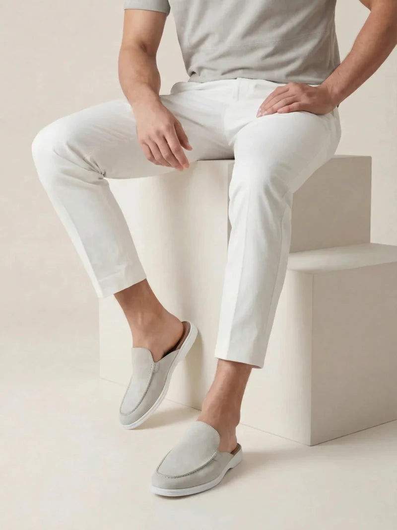 THE AUREA Mules Yacht de Ante Blanco para Hombre