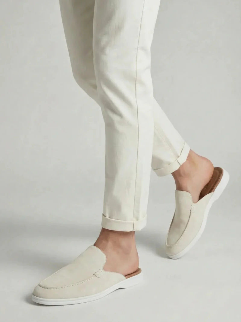 THE AUREA Mules Yacht de Ante Blanco para Hombre