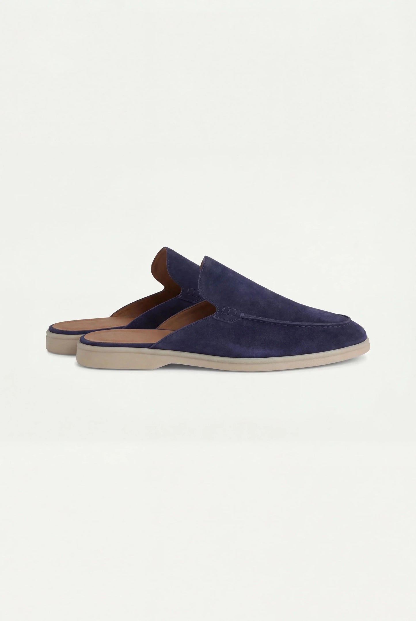THE AUREA Yacht Mule Navy Suede