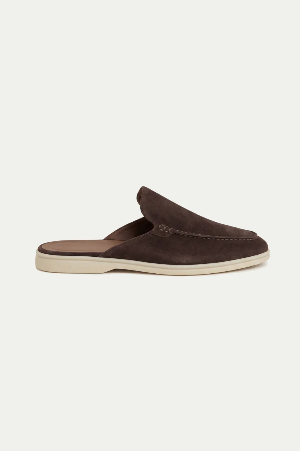 THE AUREA Mules Yacht de Ante Marrón Slip-On