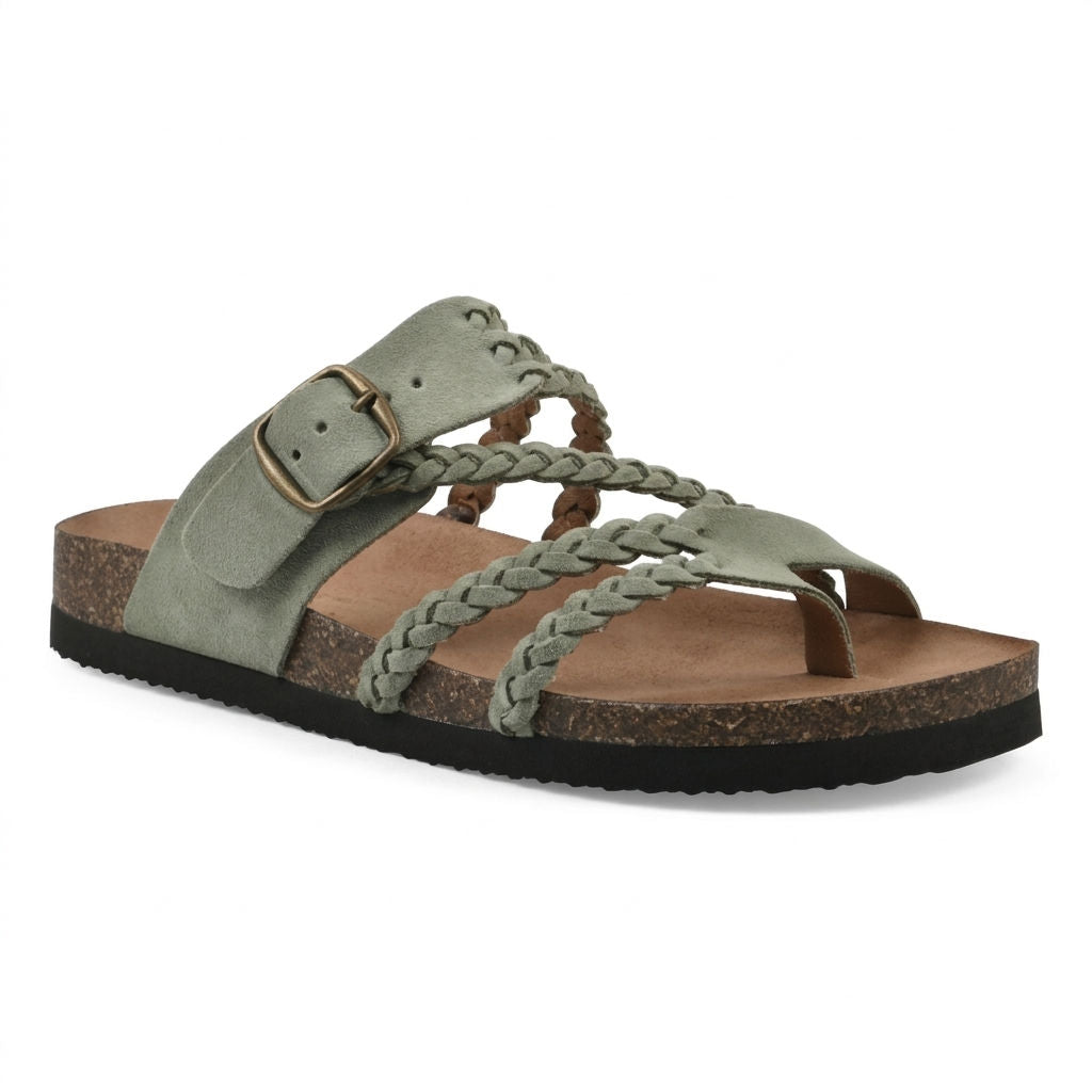 Northend Hayleigh Sandalias de Corcho Trenzadas para Mujer
