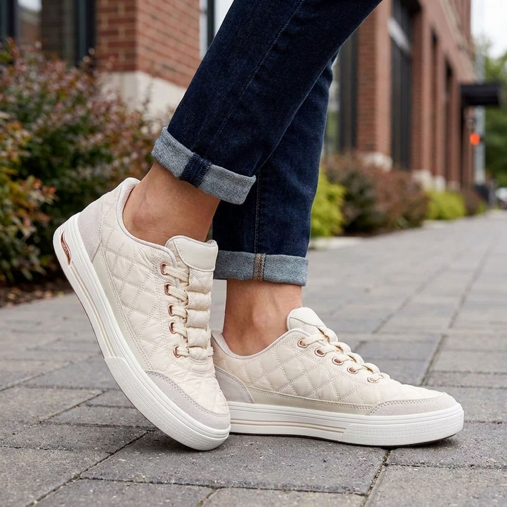 Northend Quilted Cloud Sneakers Orthopedic Comfort Walking Shoes