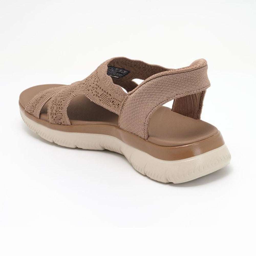 Northend Summits Memory Foam Knit Platform Sandals Lightweight Breathable