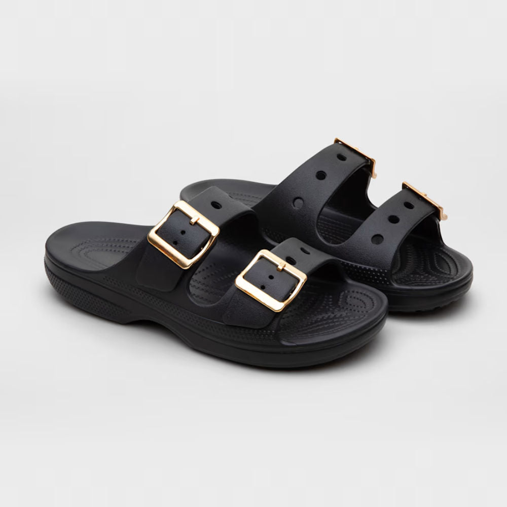 Northendshop Saturday Double Buckle Slides EVA Platform Sandals