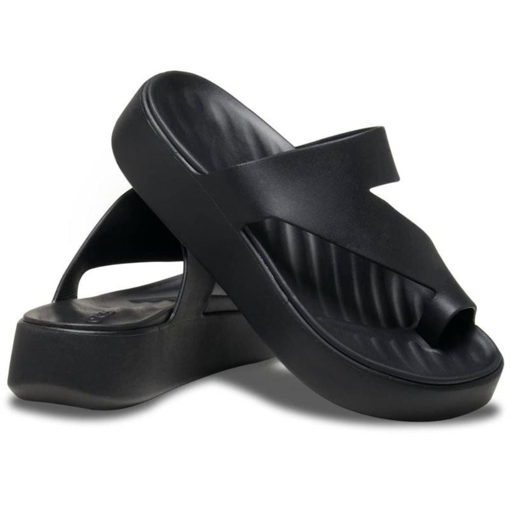 Northend Sandalias Plataforma Luna Tanga Ortopédicas Negro Caqui
