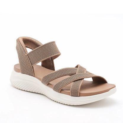 Northend Ultra Flex Knit Sandals Cushioned Platform