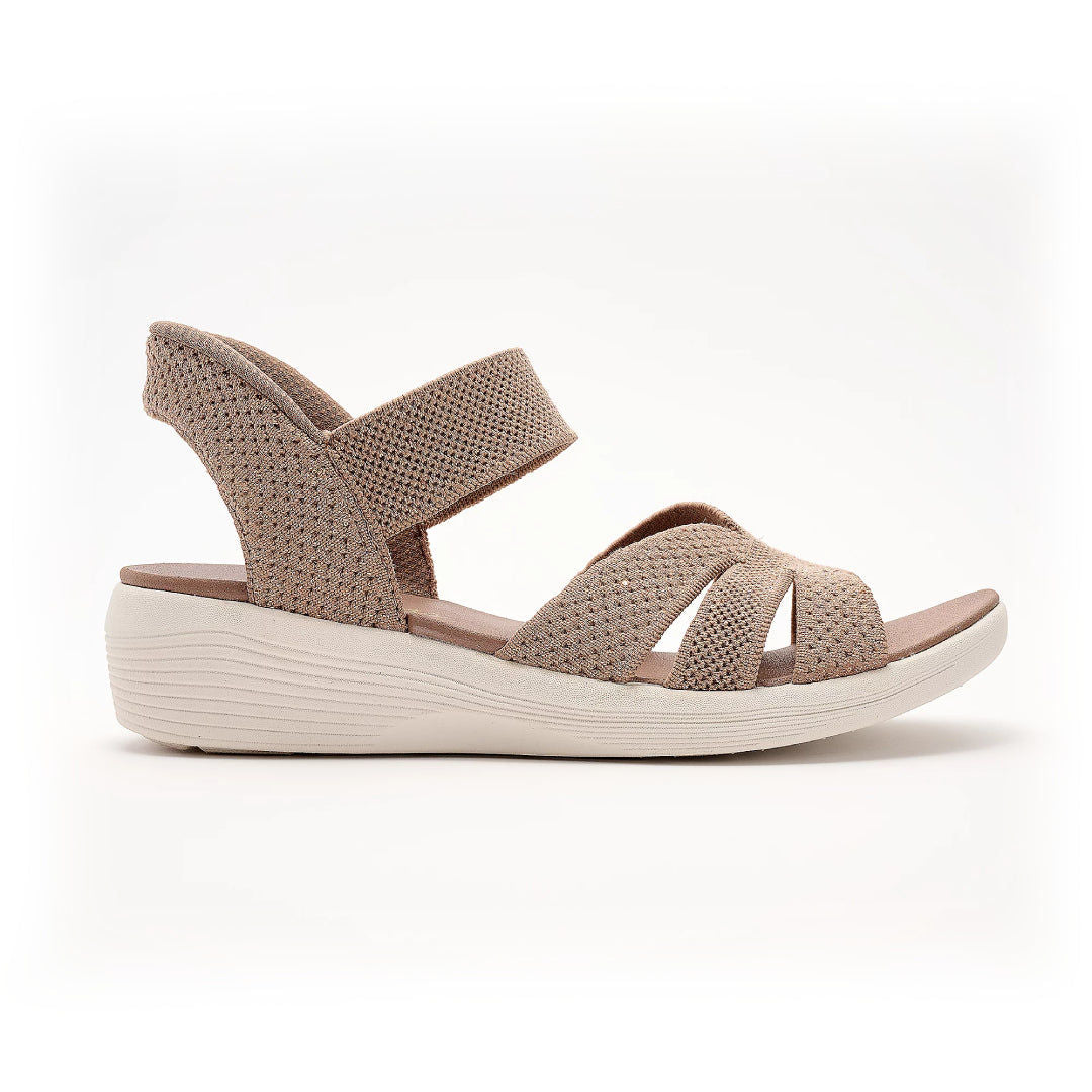 Northend Sequin Knit Women's Wedge Sandals Open-Toe Stretch Comfort