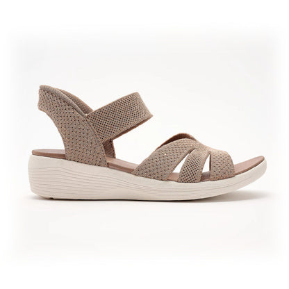 Northend Sequin Knit Women's Wedge Sandals Open-Toe Stretch Comfort
