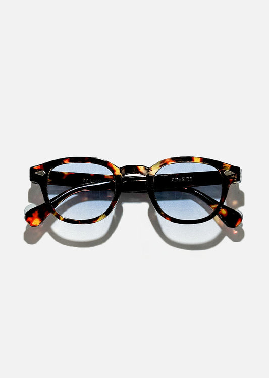 Aura Eyes Bleu Rétro Élégance Gafas de Sol Unisex