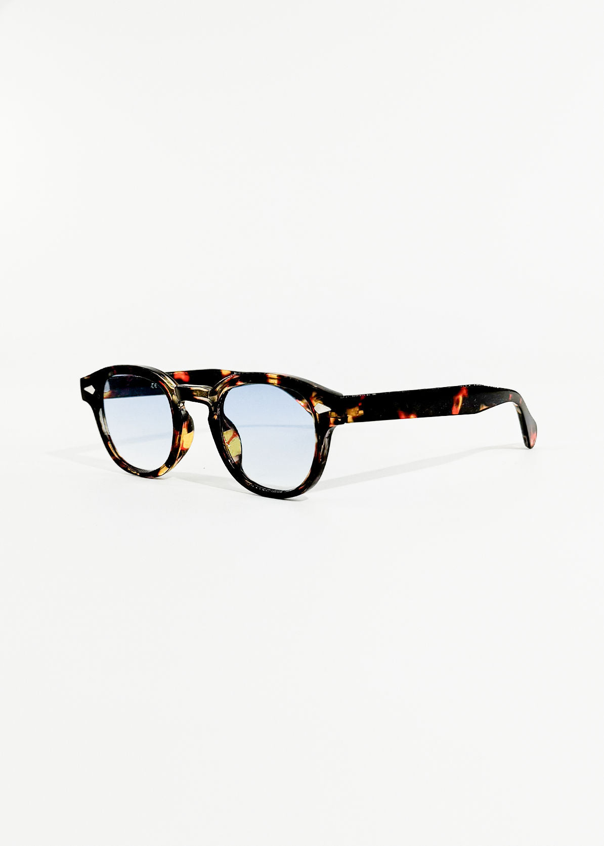 Aura Eyes Bleu Rétro Élégance Gafas de Sol Unisex