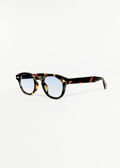 Aura Eyes Bleu Rétro Élégance Gafas de Sol Unisex