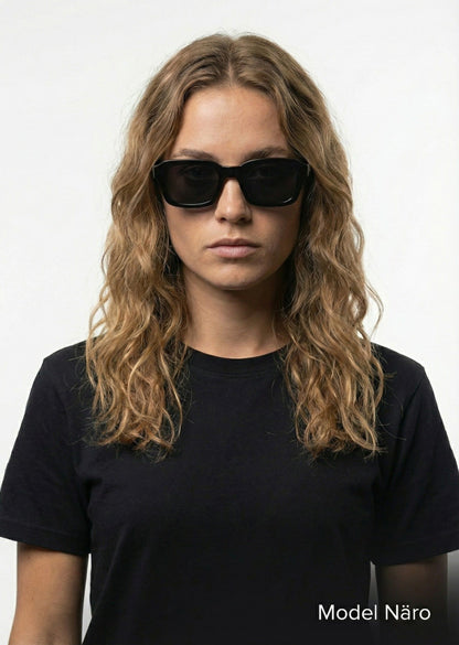 Aura Eyes Näro Gafas de Sol Rectangulares Unisex en Policarbonato