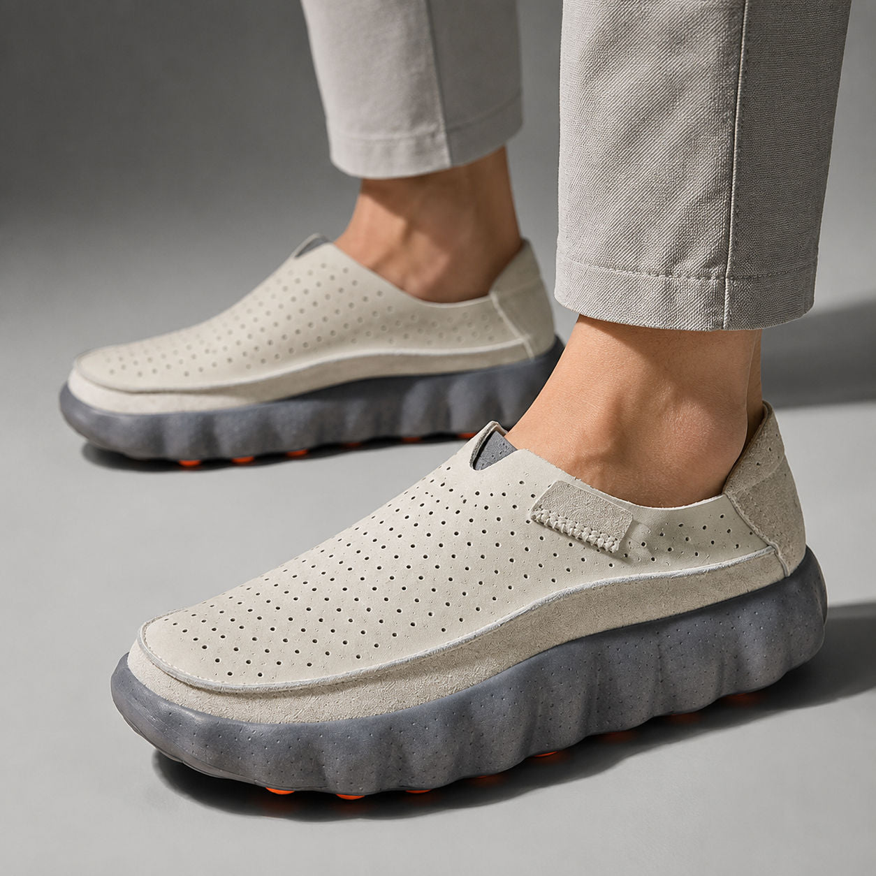 Maison Mayne Fennaro Mocasines Pod, Calzado Transpirable con Suela de Tracción