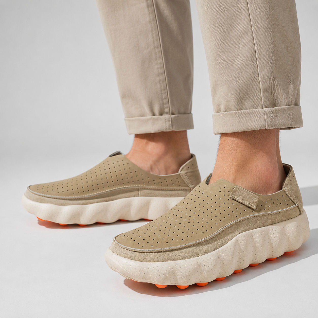 Maison Mayne Fennaro Mocasines Pod, Calzado Transpirable con Suela de Tracción