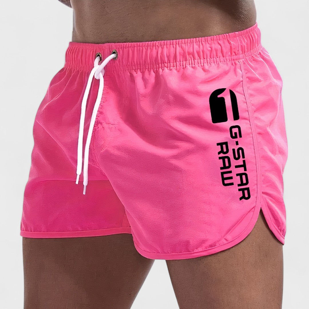 Sommerfeld Kurze Herren-Badeshorts Schnelltrocknend in 5 Farben S-3XL