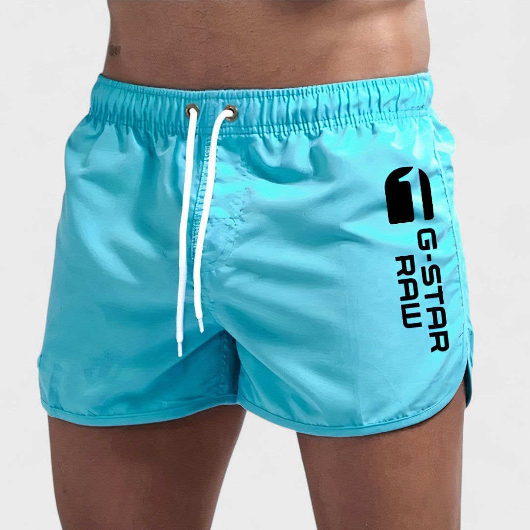 Sommerfeld Kurze Herren-Badeshorts Schnelltrocknend in 5 Farben S-3XL