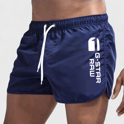 Sommerfeld Kurze Herren-Badeshorts Schnelltrocknend in 5 Farben S-3XL