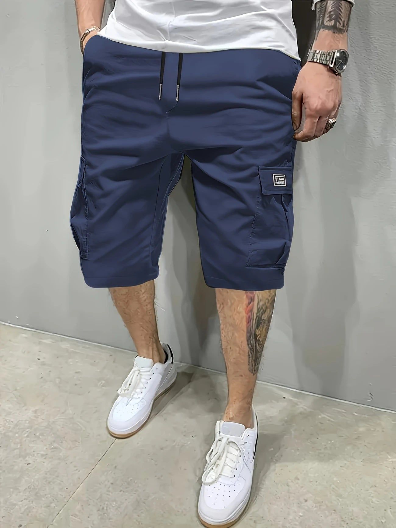 Sommerfeld Pantalones Cortos Cargo para Hombre Ajuste Relajado