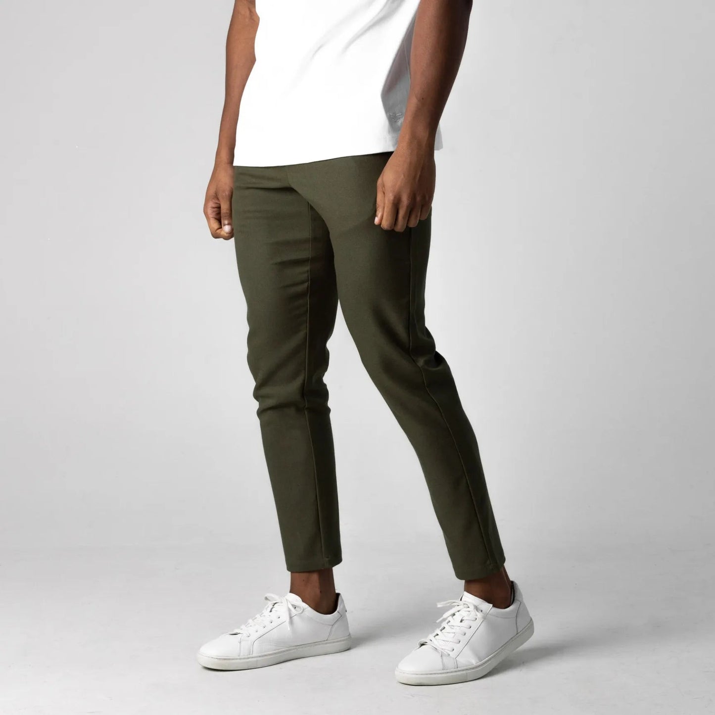 pj Chino Elástico Premium Pantalón Algodón Entallado