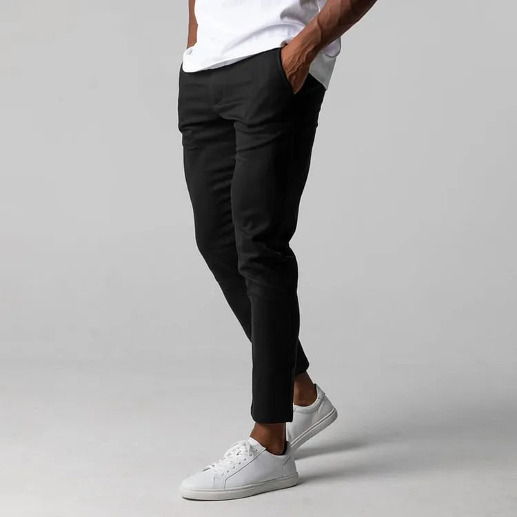 pj Chino Elástico Premium Pantalón Algodón Entallado