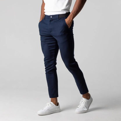 pj Chino Elástico Premium Pantalón Algodón Entallado