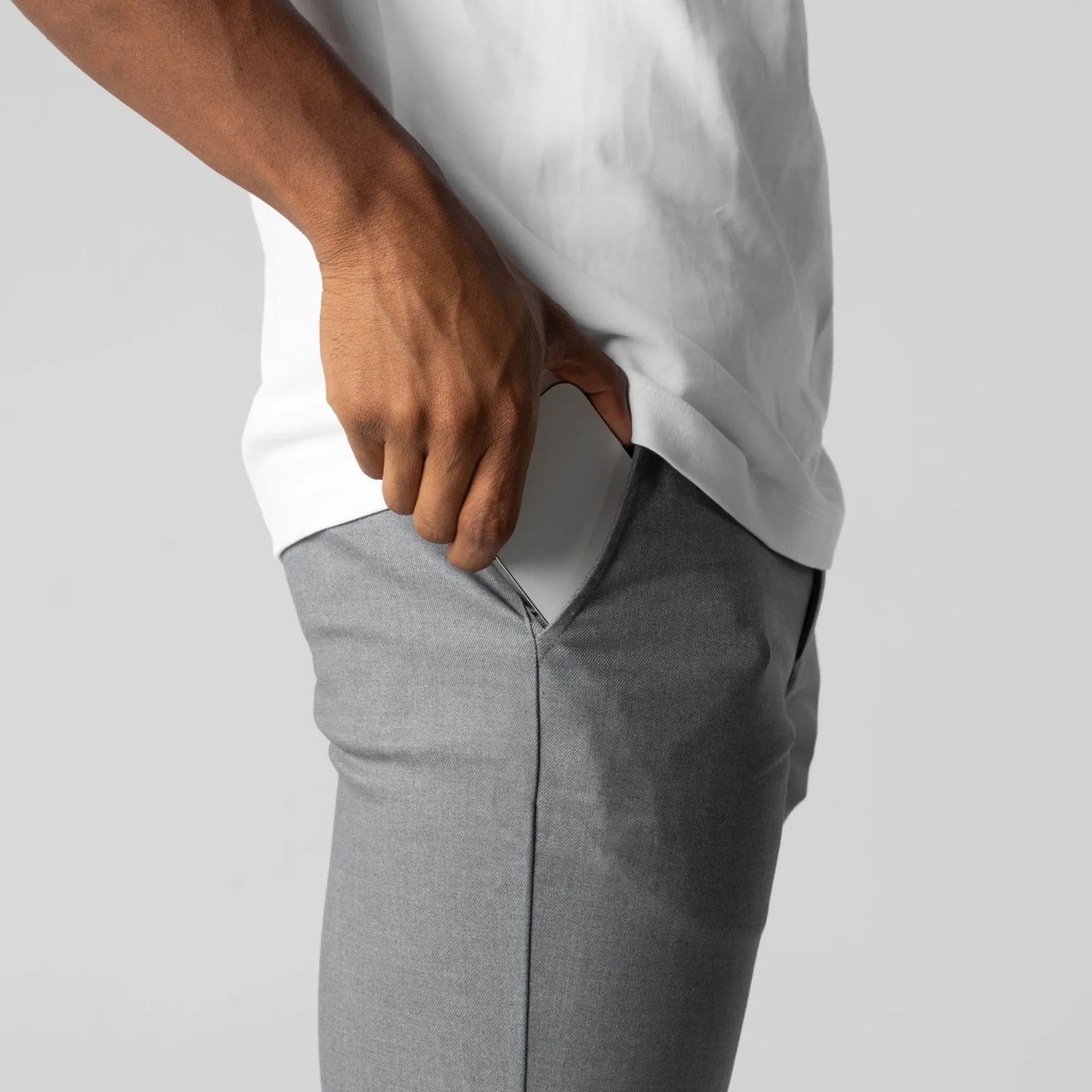 pj Chino Elástico Premium Pantalón Algodón Entallado