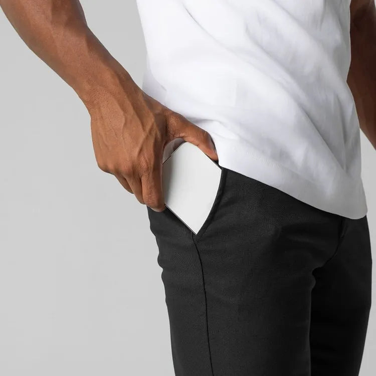 pj Chino Elástico Premium Pantalón Algodón Entallado