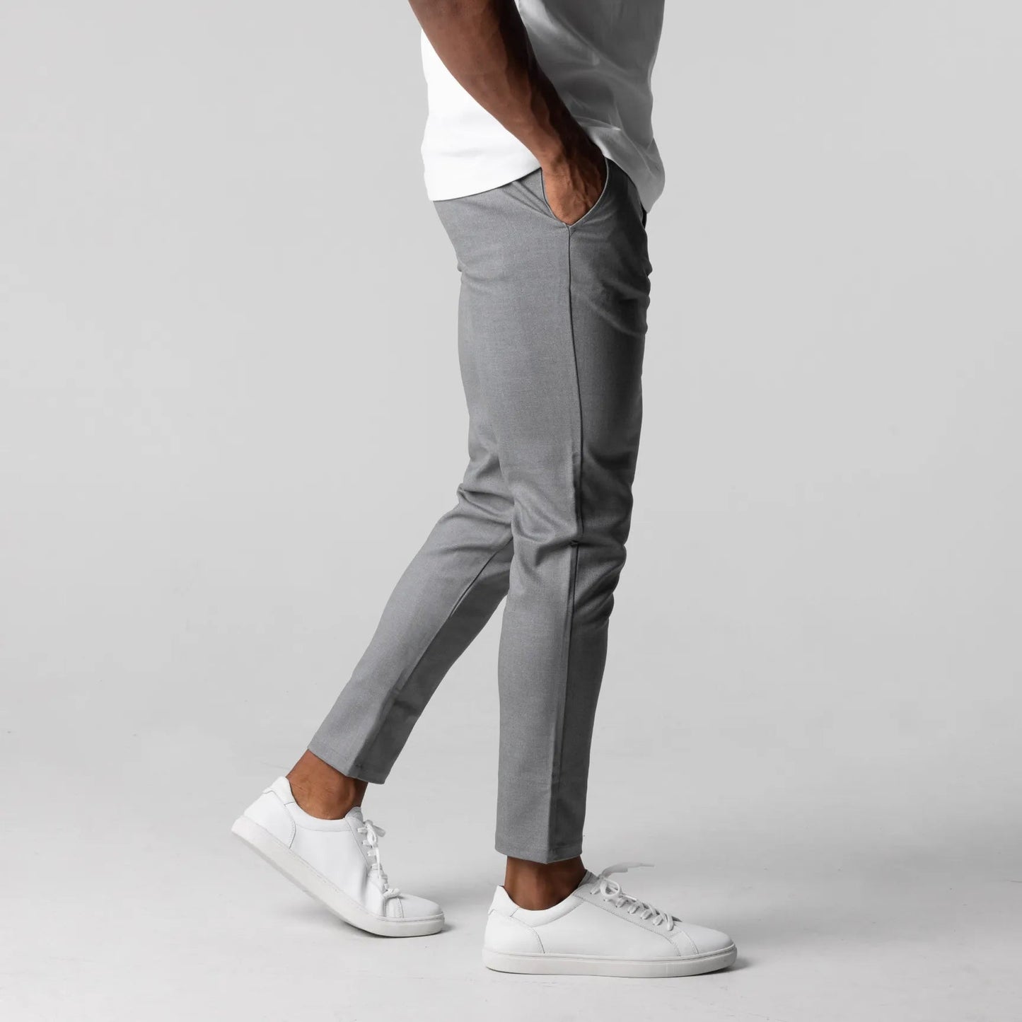 pj Chino Elástico Premium Pantalón Algodón Entallado