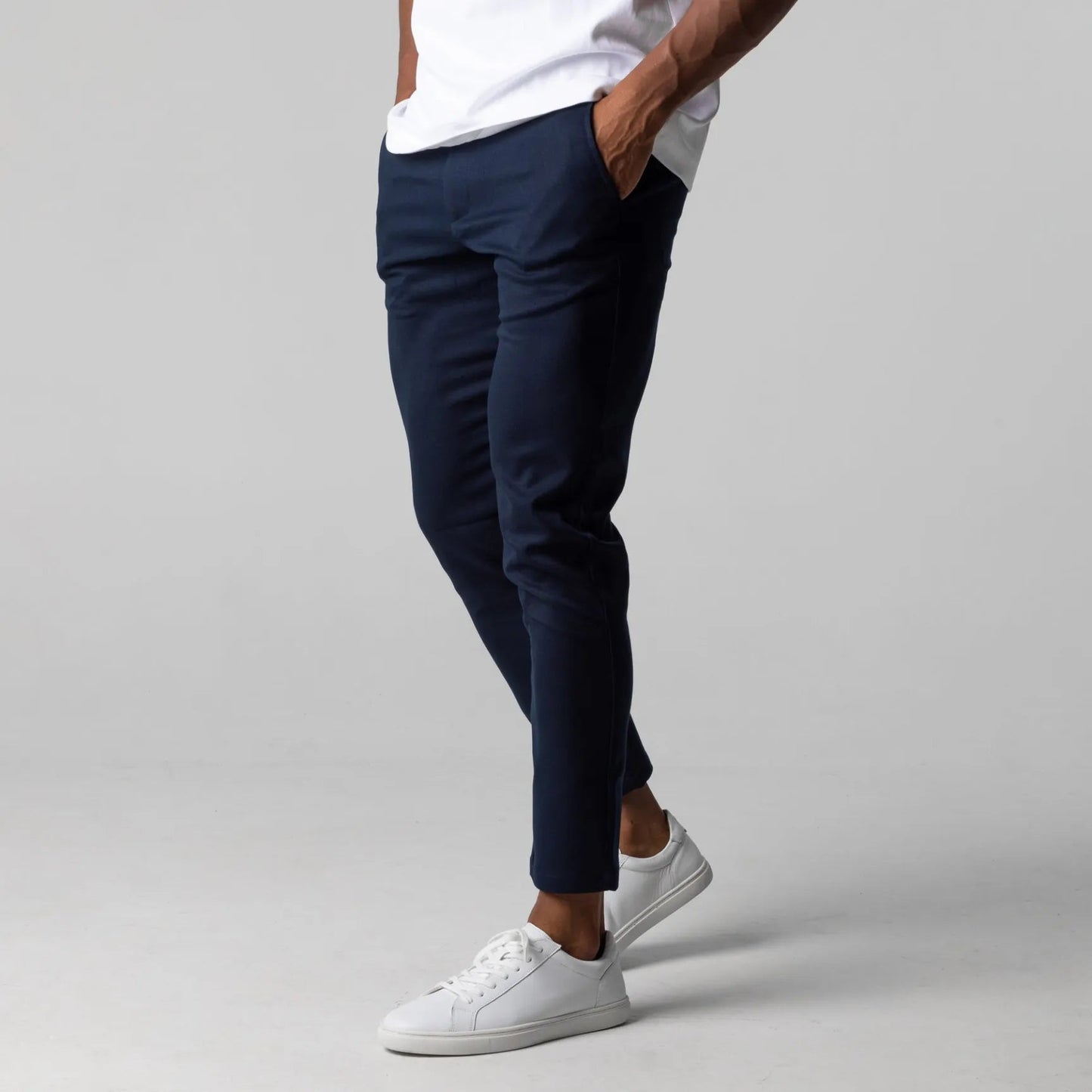 pj Chino Elástico Premium Pantalón Algodón Entallado