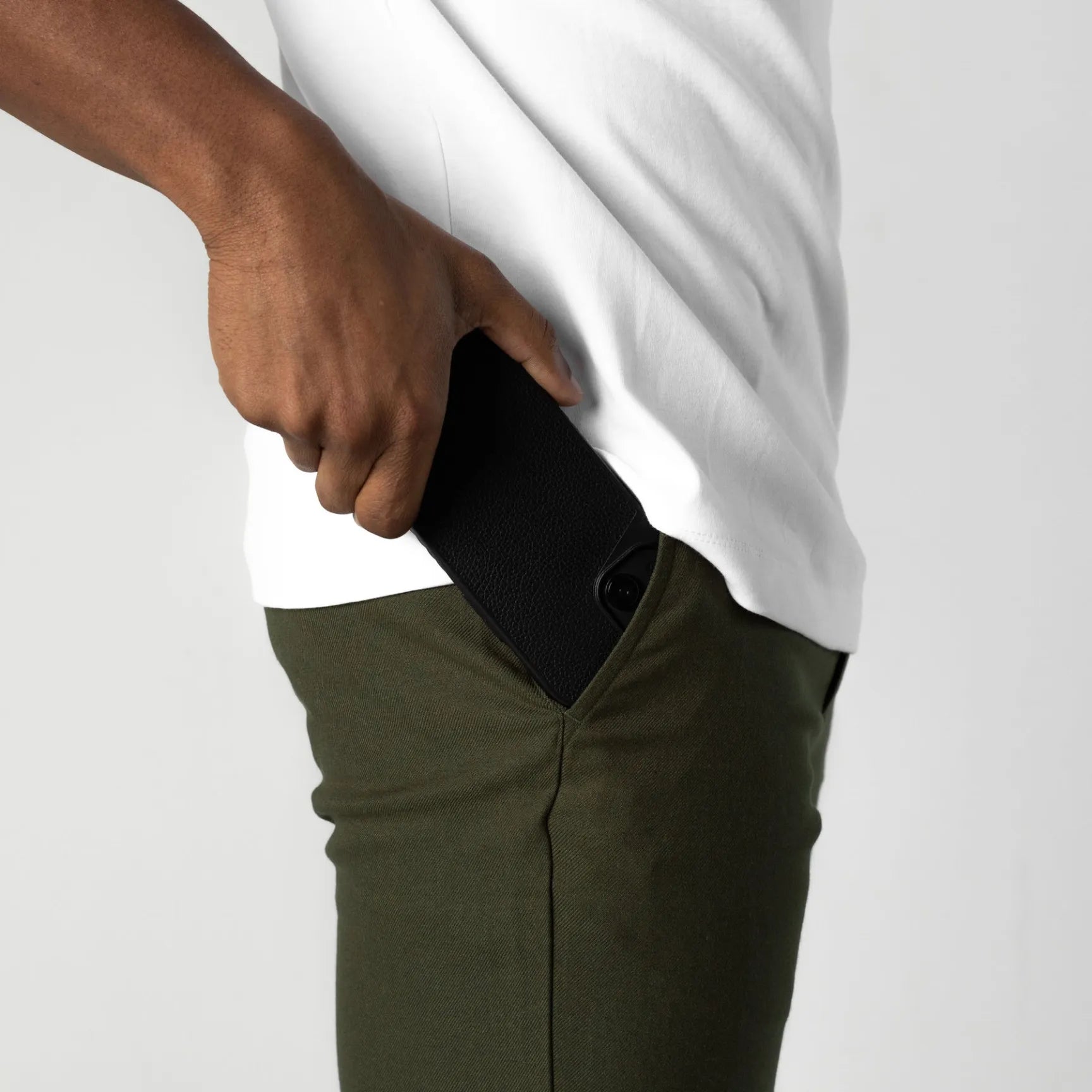 pj Chino Elástico Premium Pantalón Algodón Entallado
