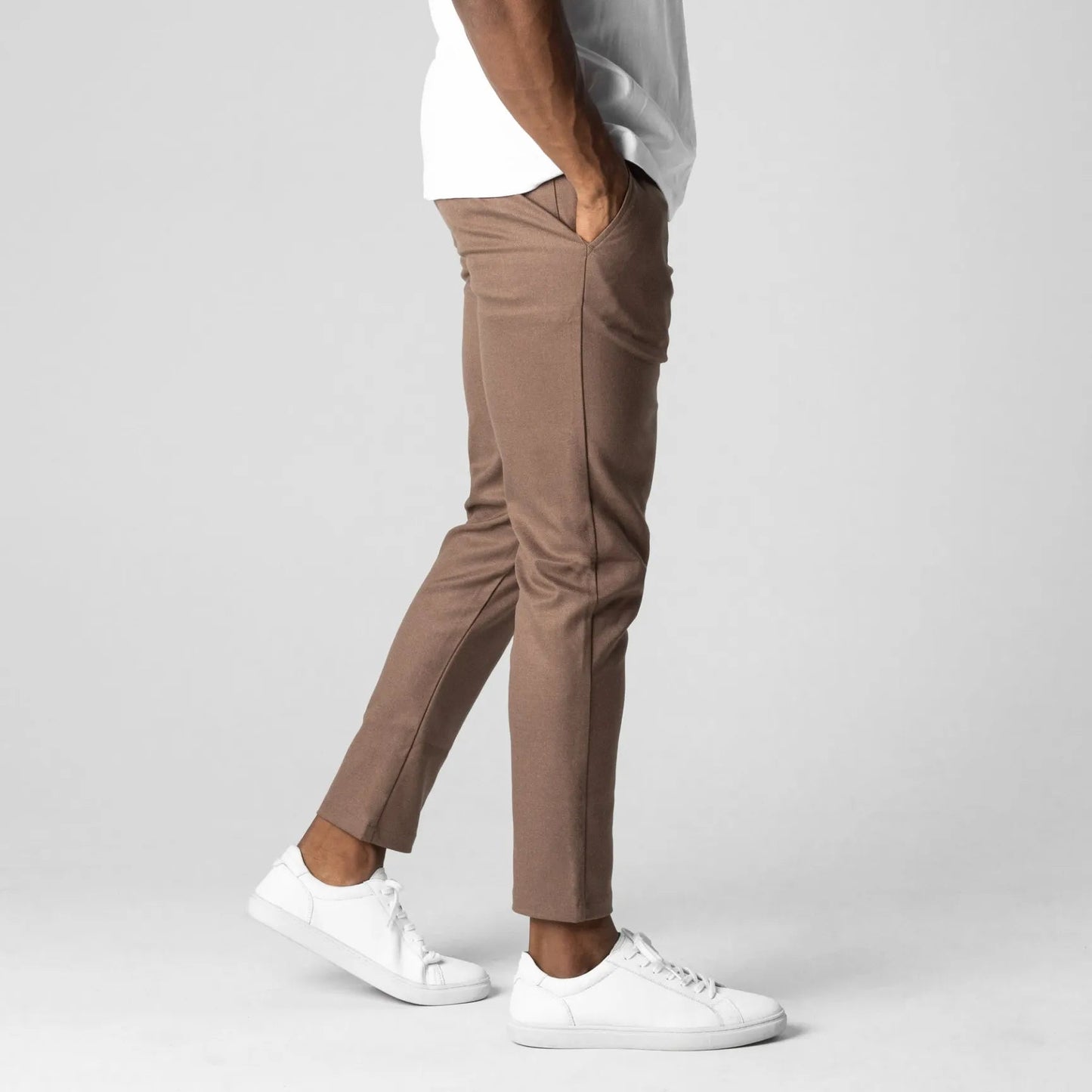 pj Chino Elástico Premium Pantalón Algodón Entallado