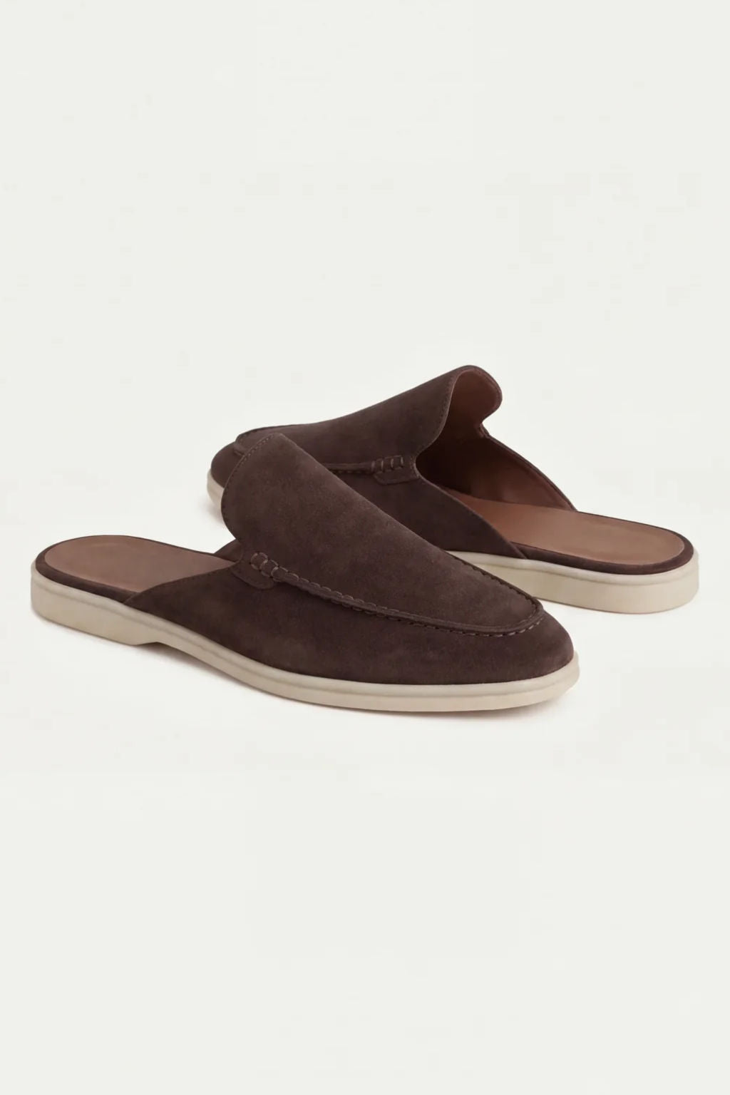Max Clara Yacht Mule Suede Brown