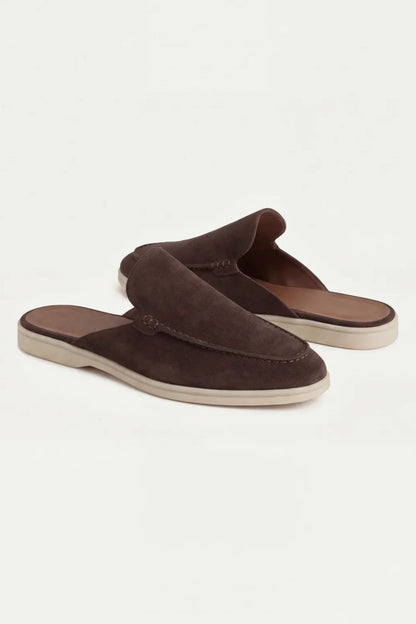 Max Clara Yacht Mule Suede Brown