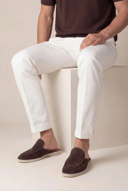 Max Clara Yacht Mule Suede Brown