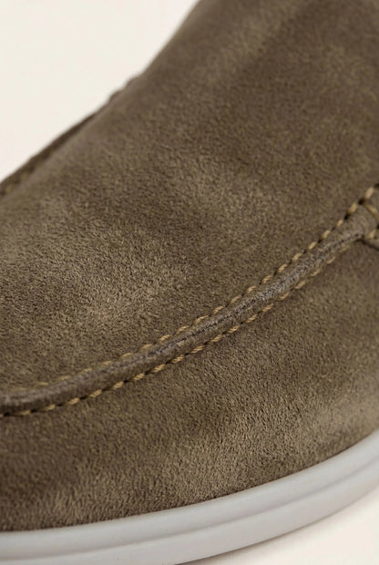 Max Clara Yacht Mules de Ante Oliva para Mujer