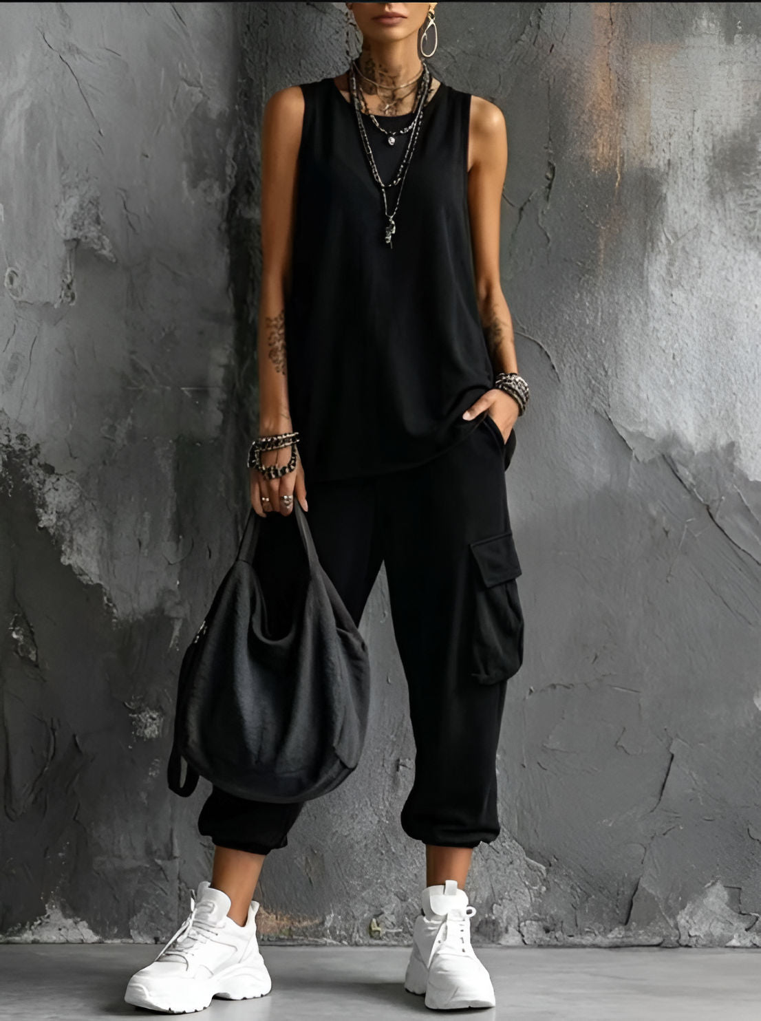 Bellmira Moda Zenara Conjunto Casual Urban Chic 2 Piezas