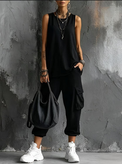 Bellmira Moda Zenara Conjunto Casual Urban Chic 2 Piezas