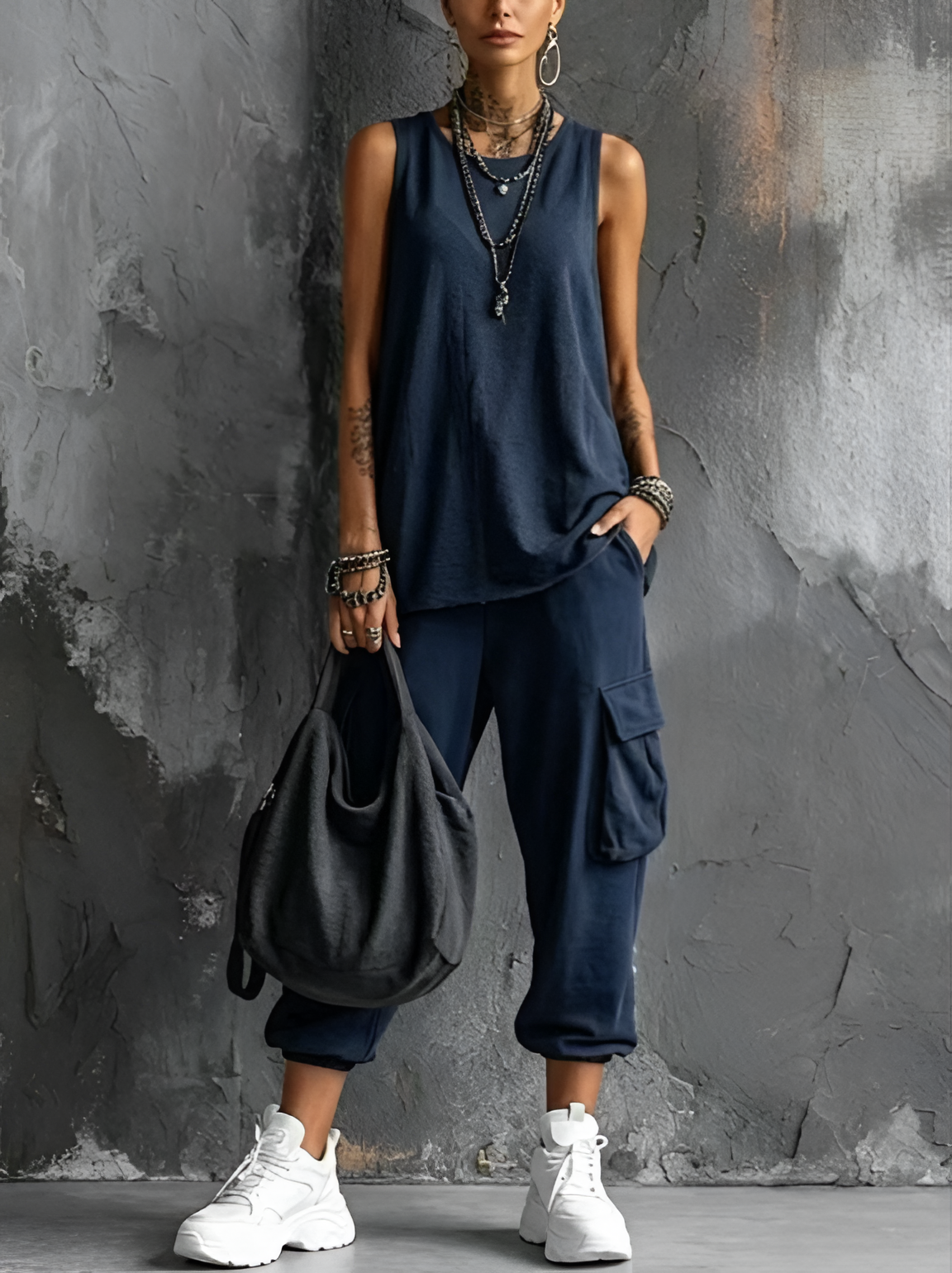 Bellmira Moda Zenara Conjunto Casual Urban Chic 2 Piezas