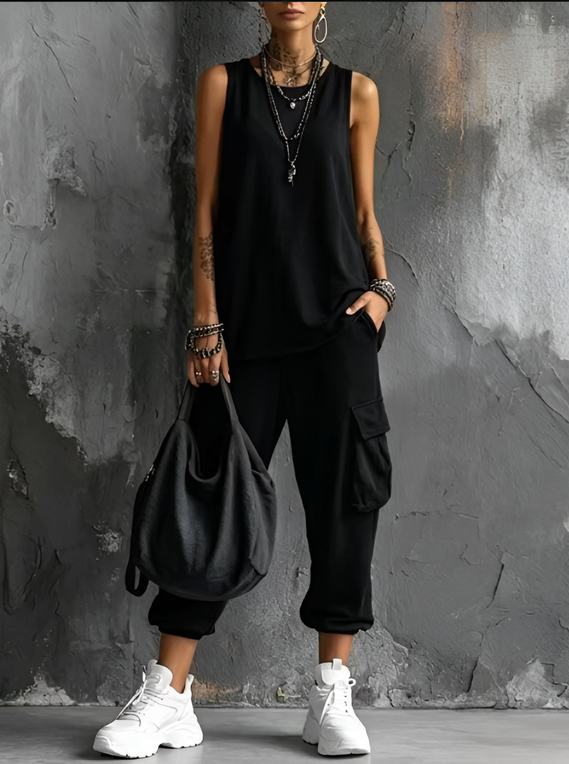 Bellmira Moda Zenara Conjunto Casual Urban Chic 2 Piezas